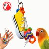Bonka Bird Toys 1928 Wiggle Sneaker Bird Toy Parrot Craft Cage Cages Cockatiels Budgies Parrotlet