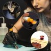 Yuelong 300pcs Mix Tattoo Ink Caps Cups Disposable Pigment Cups Caps Plastic Microblading Cups for Makeup Tattoo Ink Pigment