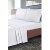 ROYALE LINENS Full Size Flat Sheet Only - Brushed 1800 Microfiber - Ultra Soft & Breathable - Wrinkle & Stain Resistant - Hotel Quality Flat Sheet Sold Separately - Top Sheet for Bed - (Full, White)