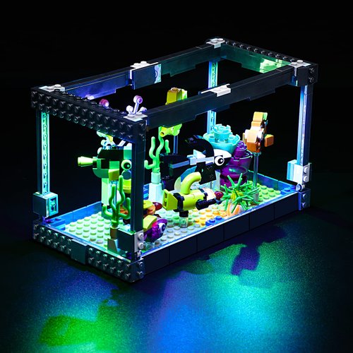 YEABRICKS LED Light for Lego-31122 Creator 3-in-1 Fish Tank Building Blocks Model (Lego Set NOT Included)