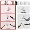 ABONNIE Premade Fans Eyelash Extensions, 400 Fans 10D 9mm Promades Eyelash Fans,0.07 Thickness D Curl Premade Lash Fans, Handmade Premade Fans Volume Lash Extensions(Pointy Base 10D 0.07-D 9mm)