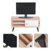 Toyvian 1/12 Scale Dollhouse Miniature Tv Dollhouse Living Room Television Mini Tv Mini Tv Cabinet Doll House Furniture Tiny Tv Set for Dollhouse Mini Furniture Decor Accessories