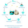 Cat Treat Puzzle, Cat Treat Dispenser Toy Cat Treat Toy, Tumbler Interactive Ball Cat Puzzle Feeder, Cat Food Puzzle Cat Food Ball Cat Snacks Temptations, Food Puzzle Toys for Cats