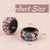AUEAR, 4 Pack Rhinestone Hair Ponytail Holder Crystal Ponytail Hair Cuff Elastic Hair Tie Hair Band for Women Girls (Style B)