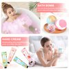 Spa Gift Baskets for Women, Bath Sets for Women Gift, Unique Bath Bombs and Hand Lotion Set, Mom Birthday Gifts, Christmas Gifts for Corworkers, Self Care Bath gifts, Relaxing gifts for Adults Teacher