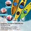 NEW-Vi Anti-Slip Kayak Seat Cushion - Waterproof Thicken Gel Boat Kayak Canoe Rowing Stadium Pad for Sit in Kayak Chair Kayak Accessories Equipment Gear for Fishing Kayak,Blue