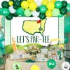 Jollyboom Golf Theme Party Decorations - Golf Theme Balloon Arch with Lets Partee Backdrop Banner for Masters Golf Birthday Party Decorations, Kids Birthday Adult Birthday Celebrating