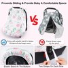 Unicorn Castle Baby Car Seat Cover Infant Car Seat Covers for Babies Breathable Car Seat Canopy Mesh Window Carseat Cover for Four Seasons Newborn