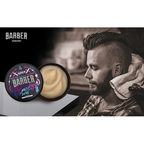 barber marmara Barbershop Styling Keratin Hair Wax 150 ml Matt Wax Natural Finish Hair Wax Men Super Strong Hold