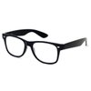 Calabria R7958 Retro Specs Designer Reading Glasses +3.00 Black Mens Womens Trendy Classic Vintage Eyeglasses Spring Hinged