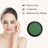FIVEFULU Single Green Eyeshadow, Pressed Powder Matte Green Eye Shadow Palette Make-up, Blendable Long Lasting High Pigment Green Eye Makeup Halloween Green Eye Paint & Face Body Paint