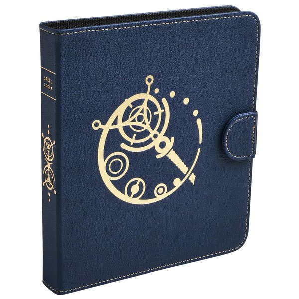 Dragon Shield: Roleplaying Spell Codex: Midnight Blue – Compatible with Official DND Spell Cards – Dry Erase Marker and 5e Compatible Spell Slot Tracker Included