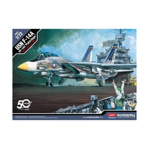 Academy 1/72 12563 USN F-14A VF-143 Pukin Dogs Hobby Model Kits