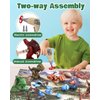 6 Pack Kids Toys Stem Dinosaur Toys, Kids Take Apart Construction Building Toys Learning Educational Dino Kit Play Set Party Christmas Birthday Gifts for Toddler Boys Girls Age 3 4 5 6 7 8 + Year Old