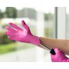 FRAMAR Pink Gloves Disposable Latex Free – Pink Nitrile Gloves Medium, Latex Free Gloves Medium, Plastic Gloves Disposable, Guantes de Nitrilo, Cleaning Gloves Medium, Non Latex Gloves