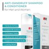 DS Laboratories Dandrene Anti Dandruff Shampoo & Conditioner - Dry Scalp Dandruff Treatment Shampoo Conditioner Set, Seborrheic Dermatitis & Psoriasis