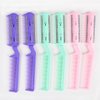 6 Pieces Double Edge Split Ends Trimmer, Hair Thinning Comb for Slim Haircuts at Home - Women and Men (6pcs Random Color)