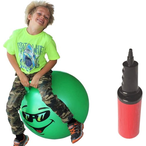 WALIKI Hopper Therapy Ball for Kids 7 8 9 and 10 Years Old | 20" Hoppity Hop Green Jumping Ball Toy | Active Toys for for Boys who Like Hopping