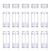 15ml/0.5oz Deodorant Containers Plastic Clear Twist-up Bottom Filling Stick Refillable Deodorant Bottles Lip Balm Tubes for DIY&Travel-10 Pack