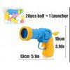 Kalimdor Cat Toy Ball Launcher,Interactive Cat Toys for Indoor Cats Adult Cats with 20Pcs Plush Balls, Kitten Toys Indoor cat Exercise,Cat Outfit