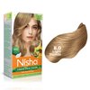 Nisha Creme Hair Color Pack of 3 Light Brown,Beautiful Color Permanent Hair Dye,Long-Lasting High-Definition Color,Shine & Silky Softness, Permanent Hair Color,Ammonia Free, Vegan, Cruelty Free