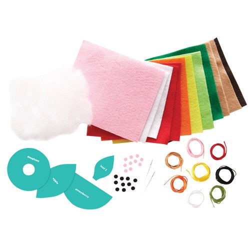 Klutz Sew Mini Treats Craft Kit, 8" Length x 1.5" Width x 9" Height