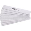 10pcs - PANA Jumbo Double-Sided Emery Nail File for Manicure, Pedicure, Natural, and Acrylic Nails - Zebra (Grit 100/100)