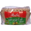 Melitta Basket Coffee Filters Natural Brown Unbleached 100 Count