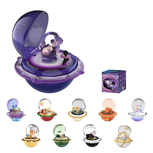 POP MART Romantic Ring Box Series 3 Scene Sets, Romantic Ring Blind Box Figures, Random Design Action Figures Collectible Toys Home Decorations, Holiday Birthday Gifts for Boys and Girls, Single Box