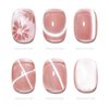 5 in 1 Cat Eye Magnet for Nail Cross 5 Ended Design Long Strong Magnetic Nail Magnetic 3D Cat Eyes Nail Art Magnetic 1 Piece Pink