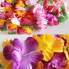 YAXAMING 12 Pcs Hawaiian Headband Hawaii Luau Tropical Leaf Flower Headpiece Hair Bands Hairband Women Floral Wreath Cosplay Summer Beach Festival Parade Wedding Dress Up Birthday Party Supplies