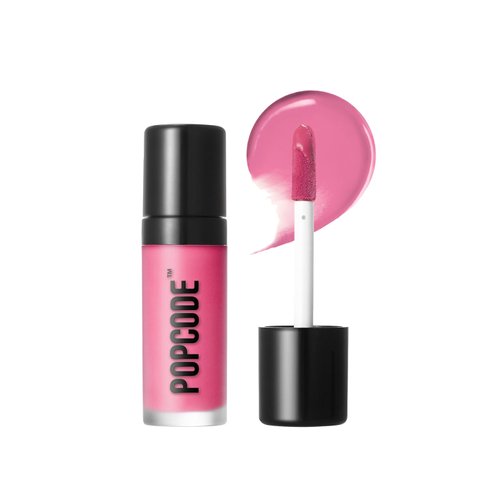 BIG VOLUME (0.43oz) Lightweight Pink Liquid Blush for Cheeks with a Blendable & Buildable Cream Finish, Cheek Tint with Wand Applicator, Infused With Hyaluronic Acid & Squalane, Dewy Cool Pink