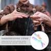 SOLUSTRE Womens Hair Brush Rainbow Hair Comb 3Pcs Hair Cutting Comb Salon Hair Comb Hair Cutting Comb Rainbow Rat Tail Comb Hair Cutting Comb Teasing Comb for Teasing Back Combing Travel Hairbrush