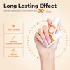 Modelones Nail Glue for Press Ons Nails Glue Strong 2pcs 14ml Nails Tips Glue Brush On Nails Glue Long Lasting Adhesive Nail Glue NO Cure