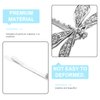 LALAFINA 4Pcs Vintage Dragonfly Hair Clips Dragonfly Bobby Pins Side Clip Wedding Hair Clips Vintage Bobby Pins for Women Wedding, Ancient Silver