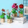 BENNAMA 3D Wooden Puzzles Gardening Series Lotus Model Building DIY Science Kit Birthday for Adults & Teens to Build Combination