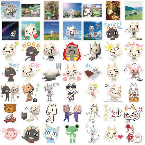 50PCS Inoue Toro Stickers Party Supplies Waterproof Graffiti Vinyl Sticker Decals Toy Kid Gifts (Inoue Toro)