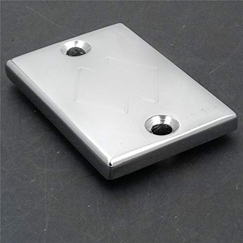 SMT-Chrome Billet Aluminum Rear Brake Fluid Reservoir Cap Cover S Engraved Compatible With Suzuki GSXR 600 GSXR 750 GSXR 1000 GSXR 1100 Boulevard Hayabusa Katana [B00RNIX4RS]