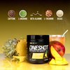 ONESHOT Pre Workout Powder for Men and Women - BCAAS Amino Acids Supplement Powder, 200mg Caffeine Powder, Beta Alanine Powder, Citrulline Malate Preworkout Powder - Pineapple Mango - 30 Servings