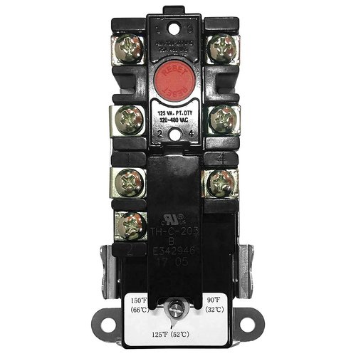 EWH-00 Electric Water Heater Thermostat for Double Element Heater, Includes 1x Upper Thermostat and 1x Lower Thermostat, Universal Type for TOD & APCOM Type, Fit for Most Electric Water Heaters