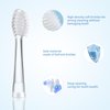 Baby Toothbrush Heads Compatible with Seago SG-513/SG-977/EK6, Compatible with Dada-Tech-BB1/977/K6, Compatible with Brush-Baby WildOnes/KIDZSONIC(8-18 Month)