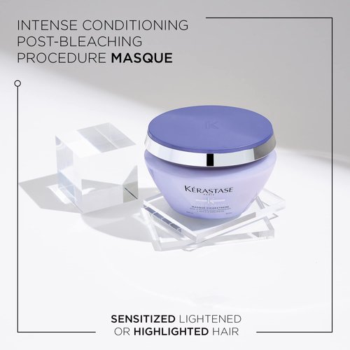 Kerastase Blond Absolu Cicaextreme Conditioning Hair Mask | For Weak, Sensitized Hair Post-Bleaching | Repairs and Nourishes Damage and Split Ends | With Hyaluronic Acid & Edelweiss Flower | 6.8 Fl Oz