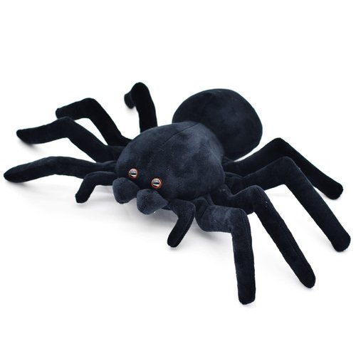 HWD Soft Spider Doll, Cute Stuffed Animals Dolls Plush Pranks Stuff Toys, Gifts for Kids, Toddler, Birthday, Halloween, Christmas (Small:7.8in x 11.8in)