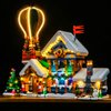 BRICKSHINING LED Lighting Compatible with Lego Santa's Post Office 10339, Light Kit Compatible with Lego 10339, Giving Light to Model, NOT Included The Model SetTypical Version