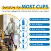 Universal Adjustable Cup Holder for Strollers, Walkers, Wheelchairs, Rollator & Knee Scooters Drinking Cup Holder, Bottle Holder, by Tulimed