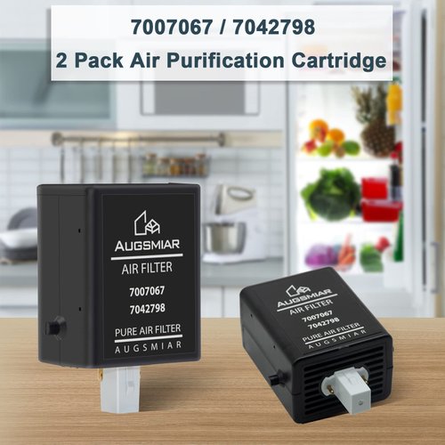 2 Pack 7042798, 7007067 Air Purification Cartridge Replacement Compatible with Sub-Zero Refrigerator Replace for 7042798, 7007067 Air Filter