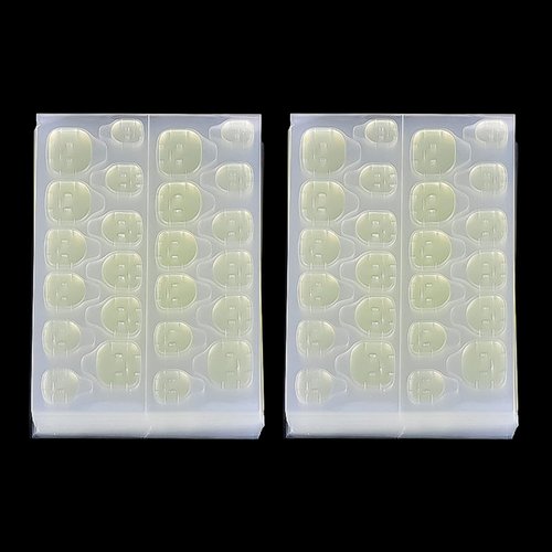 1200 Pcs 50 Sheets Nail Adhesive Tabs Nail Glue Stickers for Press on Nails Adhesive Tabs Waterproof Nail Stickers for Press ons Nail Sticky Tabs Double Sided Nail Jelly Sticker Double Sided Tips
