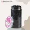 JASVERLIN 3/4inch Black Hair Rubber Bands for Hair, Small Rubberbands Ponytail Holder no Damage Mini Tiny Hair Ties Elastics for Girls Women Baby 1000PCS