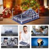 Microworld 3D Metal Puzzle, Turkey Blue Mosque Architecture Metal Model Kits, 3D Puzzles for Adults DIY Building Model Brain Teaser Toys for Teens (Sultan Ahmed Mosque)