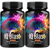 (2 Pack) IQ Blast Pro Capsules - Official IQ Blast Pro Advanced Supplement Pills, IQ Blast Pro Premium Formula for Wellness & Health Support, Original IQ Blast Pro Reviews, 120 Capsules for 2 Months